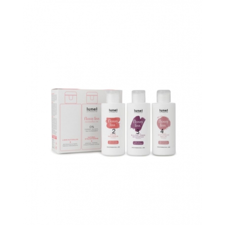 Flossy Liss Kit: Shampoo + Relaxer + Balm